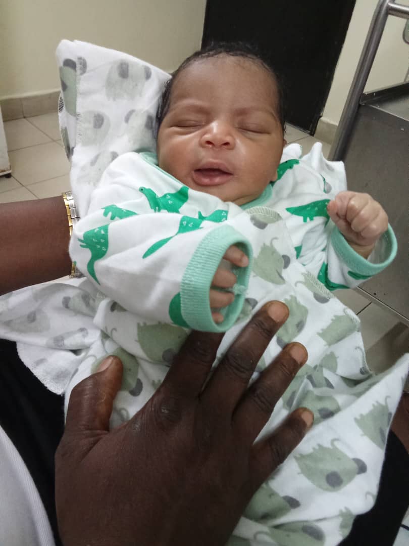 Newborn baby at CORE Fertility Clinic