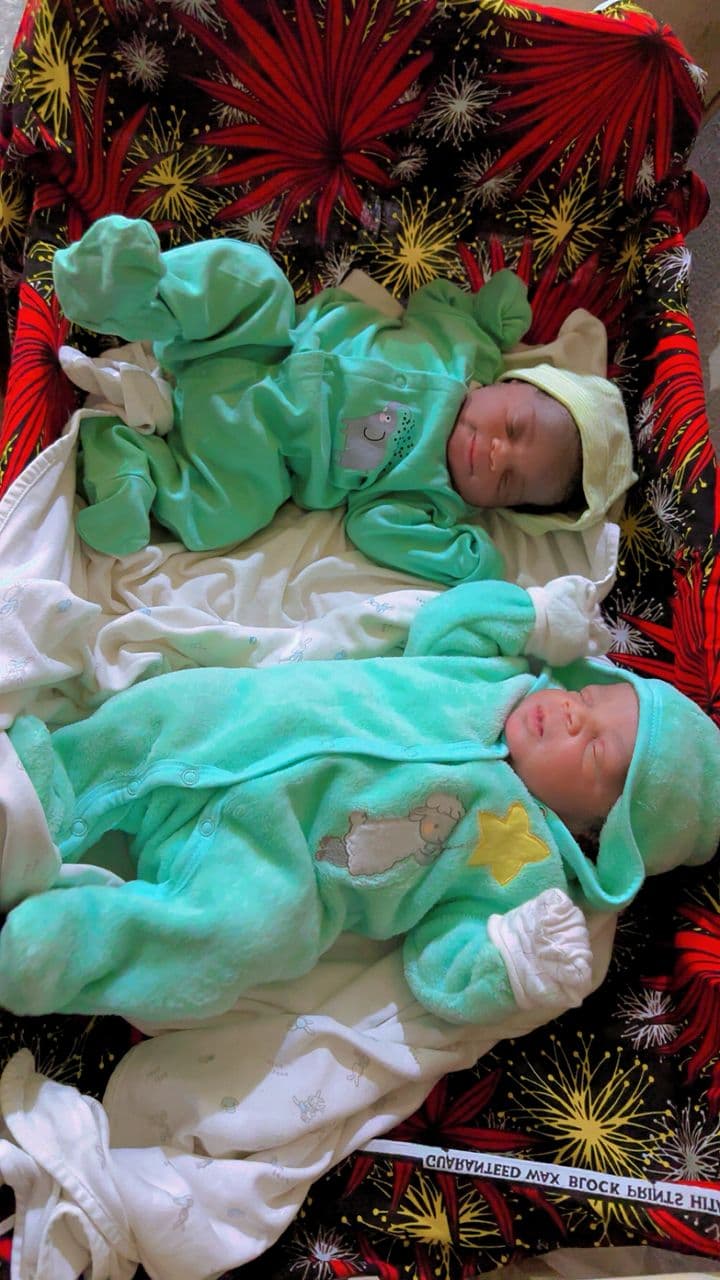Twin babies at CORE Fertility Clinic